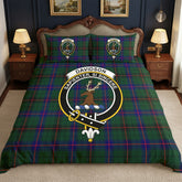 Davidson Modern Tartan Crest Bedding Set
