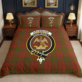 Drummond Clan Tartan Crest Bedding Set