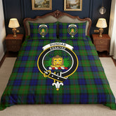 Dundas Modern Tartan Crest Bedding Set