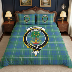 Hamilton Hunting Ancient Tartan Crest Bedding Set