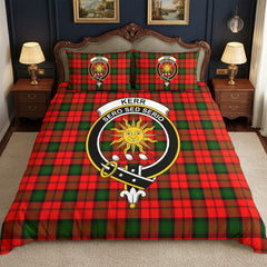Kerr Modern Tartan Crest Bedding Set