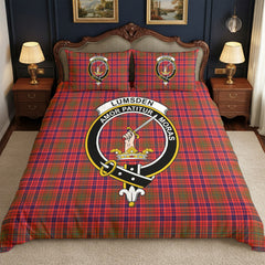 Lumsden Modern Tartan Crest Bedding Set