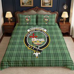 MacDonald Lord of the Isles Hunting Tartan Crest Bedding Set