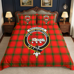 MacDonald of Sleat Tartan Crest Bedding Set