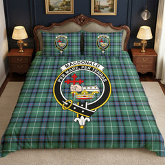 MacDonald of the Isles Hunting Ancient Tartan Crest Bedding Set