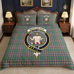MacFarlane Hunting Ancient Tartan Crest Bedding Set