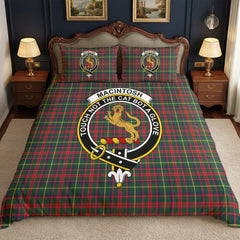 MacIntosh Hunting Modern Tartan Crest Bedding Set