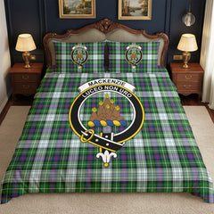 MacKenzie Dress Modern Tartan Crest Bedding Set