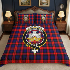 MacLachlan Modern Tartan Crest Bedding Set