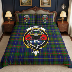 MacLeod of Harris Modern Tartan Crest Bedding Set