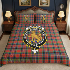 MacPherson Ancient Tartan Crest Bedding Set