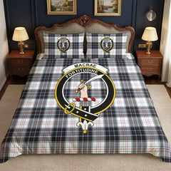 MacRae Dress Modern Tartan Crest Bedding Set