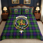 MacThomas Modern Tartan Crest Bedding Set