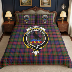 McDonnell of Glengarry Modern Tartan Crest Bedding Set