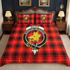 McIver Modern Tartan Crest Bedding Set