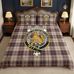 McPherson Hunting Ancient Tartan Crest Bedding Set