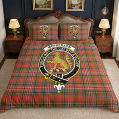 McPherson Weathered Tartan Crest Bedding Set