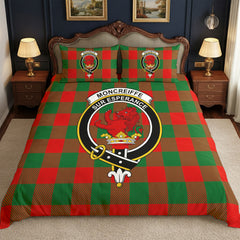Moncreiffe (or Moncreiff) Tartan Crest Bedding Set
