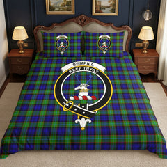 Sempill Modern Tartan Crest Bedding Set