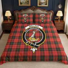 Wallace Weathered Tartan Crest Bedding Set