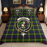 Watson Modern Tartan Crest Bedding Set