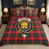 Wauchope (or Waugh) Tartan Crest Bedding Set