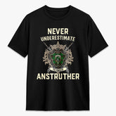 Anstruther Tartan Crest 2D T-shirt - Never Underestimate Style