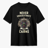 Cairns Tartan Crest 2D T-shirt - Never Underestimate Style