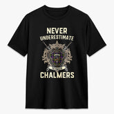 Chalmers Tartan Crest 2D T-shirt - Never Underestimate Style