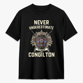 Congilton Tartan Crest 2D T-shirt - Never Underestimate Style