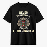 Fotheringham Tartan Crest 2D T-shirt - Never Underestimate Style