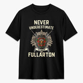 Fullarton Tartan Crest 2D T-shirt - Never Underestimate Style