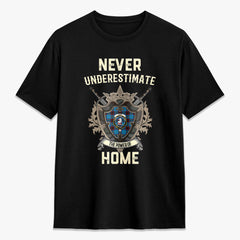 Home Ancient Tartan Crest 2D T-shirt - Never Underestimate Style