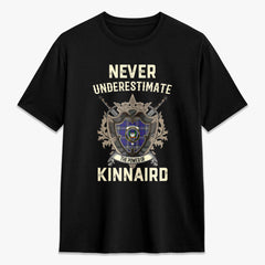 Kinnaird Tartan Crest 2D T-shirt - Never Underestimate Style