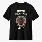 Leith Tartan Crest 2D T-shirt - Never Underestimate Style