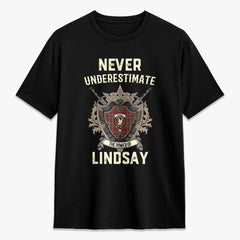 Lindsay Weathered Tartan Crest 2D T-shirt - Never Underestimate Style