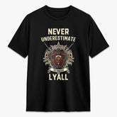 Lyall Tartan Crest 2D T-shirt - Never Underestimate Style