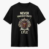 Lyle Tartan Crest 2D T-shirt - Never Underestimate Style
