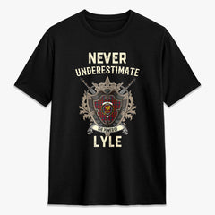 Lyle Tartan Crest 2D T-shirt - Never Underestimate Style