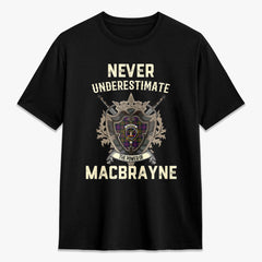 MacBrayne Tartan Crest 2D T-shirt - Never Underestimate Style