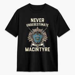 MacIntyre Hunting Ancient Tartan Crest 2D T-shirt - Never Underestimate Style