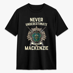 MacKenzie Ancient Tartan Crest 2D T-shirt - Never Underestimate Style