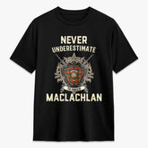 MacLachlan Hunting Modern Tartan Crest 2D T-shirt - Never Underestimate Style