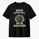 MacLaren Modern Tartan Crest 2D T-shirt - Never Underestimate Style