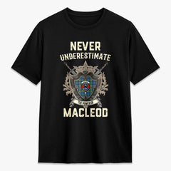 MacLeod of Harris Ancient Tartan Crest 2D T-shirt - Never Underestimate Style