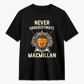 MacMillan Clan Tartan Crest 2D T-shirt - Never Underestimate Style