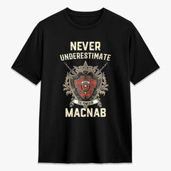 MacNab Ancient Tartan Crest 2D T-shirt - Never Underestimate Style