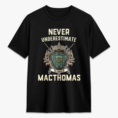 MacThomas Ancient Tartan Crest 2D T-shirt - Never Underestimate Style