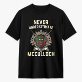 McCulloch Tartan Crest 2D T-shirt - Never Underestimate Style