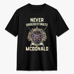 McDonald Dress Modern Tartan Crest 2D T-shirt - Never Underestimate Style